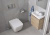 Купить Унитаз подвесной квадратный качественный JIKA 54 см PURE H8204230000001 без крышки в Киеве vannaja.kiev.ua