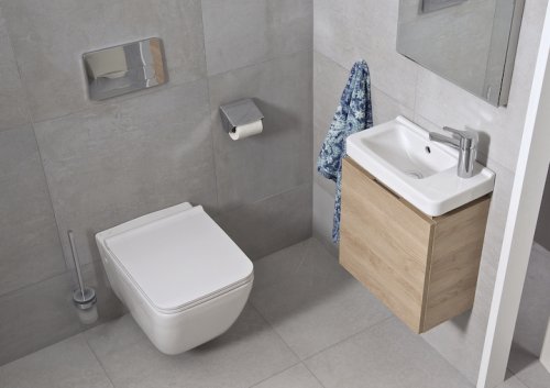 Купить Унитаз подвесной квадратный качественный JIKA 54 см PURE H8204230000001 без крышки в Киеве vannaja.kiev.ua