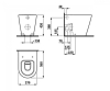 Купить Напольный унитаз Laufen Kartell BY H8233314000001 Rimless 37x56 cм под инсталляцию, белый LCC в Киеве vannaja.kiev.ua