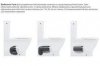Купить Laufen 6195.3 PRO NEW Унитаз Компакт Напольный c бачком крышка Soft-Close 8.6195.2.000.000.1 безободковый в Киеве vannaja.kiev.ua