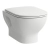 Купить LAUFEN Lua Basic Rimless подвесной унитаз с крышкой 52 см подвесной H8660810000001 в Киеве vannaja.kiev.ua