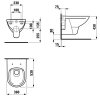 Купить Чаша унитаза LAUFEN PRO B RIMLESS H8669510000001 подвесной 53*36 см безободковый с сиденьем Slim Soft-Close, Quick release, белый в Киеве vannaja.kiev.ua