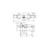 Купить Hansgrohe 13114000 Ecostat Comfort 13114 Термостат для Ванны и душа смеситель кран для открытого монтажа, хром в Киеве vannaja.kiev.ua