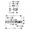 Купить Hansgrohe 13184400 ShowerTablet Select 13184 термостат душ Смеситель в Киеве в Киеве vannaja.kiev.ua