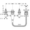 Hansgrohe 13244180 Смеситель на край ванны 4 отверстия встроенный скрытый базовый набор Германия Купить Hansgrohe 13244180 Смеситель на край ванны 4 отверстия встроенный скрытый базовый набор Германия в Киеве vannaja.kiev.ua