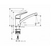 Кухонный смеситель HANSGROHE 13860800 MySport S Смеситель однорычажный steel optic Купить Кухонный смеситель HANSGROHE 13860800 MySport S Смеситель однорычажный steel optic в Киеве vannaja.kiev.ua
