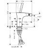 Hansgrohe 15270400 PuraVida 152704 Смеситель для Биде Однорычажный Германия Купить Hansgrohe 15270400 PuraVida 152704 Смеситель для Биде Однорычажный Германия в Киеве vannaja.kiev.ua
