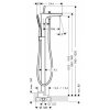 Купить HANSGROHE 15473400 PuraVida 154734 Смеситель для Ванны Однорычажный Напольный Германия Поверхность - Белый/Хром в Киеве vannaja.kiev.ua