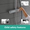 Купить Hansgrohe 157732020 Набір змішувач для душу з термостатом 3 в 1 купити в Києві Metropol хром з доставкою в Киеве vannaja.kiev.ua