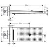 Купить Hansgrohe 24001400 Rainmaker Select 240014 Верхний Душ скрытый монтаж 580 3jet три режима в Киеве vannaja.kiev.ua