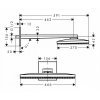 Купить Hansgrohe 24003400 Rainmaker Select 24003 Тропический душ Настенный в Киеве vannaja.kiev.ua