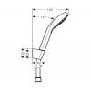 Hansgrohe 26412400 Croma Select E 26412400 Душовий Набір з настінним тримачем Ручним душем з одним типом струменя і душовим шлангом 1600 мм, колір хром Купити Hansgrohe 26412400 Croma Select E 26412400 Душовий Набір з настінним тримачем Ручним душем з одним типом струменя і душовим шлангом 1600 мм, колір хром в Києві vannaja.kiev.ua