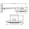 Купить Hansgrohe 26468400 Raindance Select Е 300 3jet 264684 Верхний Душ 300х190 мм ТРИ типа Струи Настенный Держатель Цвет Хром/Белый в Киеве vannaja.kiev.ua