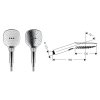 Купити HANSGROHE 26520400 Raindance Select E 120 3jet 265204 Душ Ручний 3 Віда Струмені Колір Білий - Хром Німеччина в Києві vannaja.kiev.ua