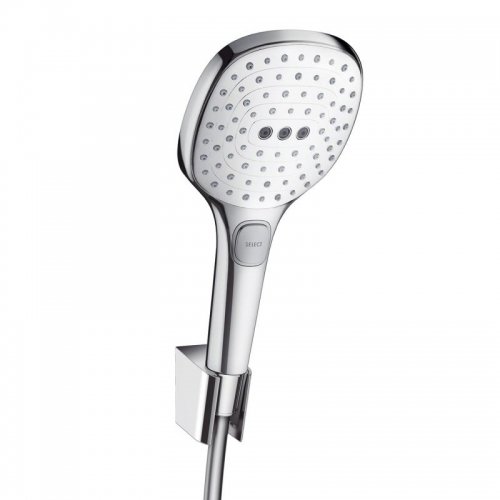 Купити Hansgrohe 26720400 Raindance Select E 267204 Душовий Набір Hansgrohe лійка 120 мм 3 типу струменю хром / білий в Києві vannaja.kiev.ua