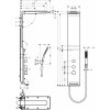 Купить Hansgrohe 27008000 Raindance 27008 Душевая Панель Raindance Lift Цвет - Хром в Киеве vannaja.kiev.ua