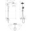 Купить Hansgrohe 27115000 Raindance 27115 Select Showerpipe 240 Душевая система ( Рейнданс Селект Шоуерпайп 240 ) в Киеве vannaja.kiev.ua