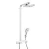 Купить Hansgrohe 27126400 Showerpipe 271264 Душевая Система Raindance Select E 300 2jet Цвет - БЕЛЫЙ / Хром Кнопочное управление) в Киеве vannaja.kiev.ua