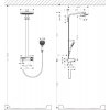 Купити HANSGROHE 27127000 Raindance Select E 300 3jet Showerpipe 27127 Душова Система з Термостатом Хром Німеччина в Києві vannaja.kiev.ua