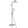 Купити Hansgrohe 27265400 Душова Система Crometta 100 Crometta 160 1jet Showerpipe EcoSmart з Термостатом 9 л / хв 1 режим в Києві vannaja.kiev.ua