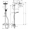 HANSGROHE 27267000 Crometta S 240 1jet Showerpipe 27267 Душевая Система с Термостатом Поверхность Хром Купить HANSGROHE 27267000 Crometta S 240 1jet Showerpipe 27267 Душевая Система с Термостатом Поверхность Хром в Киеве vannaja.kiev.ua