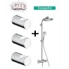 Купить Hansgrohe 27267000 + 40511000 LOGIS + Crometta S 240 1jet Showerpipe Душова система Три Гачка в подарунок в Киеве vannaja.kiev.ua