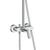 Купить HANSGROHE 27269000 Crometta S 240 1jet Showerpipe 27269 Душевая Cистема однорычажный смеситель обычный кран, Цвет Хром в Киеве vannaja.kiev.ua