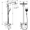 Hansgrohe 27288000 Raindance Select E 27288 Душова Система з Термостатом 360 1jet ST Showerpipe Хром Купити Hansgrohe 27288000 Raindance Select E 27288 Душова Система з Термостатом 360 1jet ST Showerpipe Хром в Києві vannaja.kiev.ua