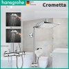 Купити Hansgrohe 27298000 Crometta E 240 1jet Showerpipe 27298 Душова Система з виливу і Термостатом в Києві vannaja.kiev.ua