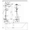 Купити HANSGROHE 27320000 Crometta S 240 Showerpipe 27320 Душова Система Термостат з Вилив на ванну Поверхня Хром в Києві vannaja.kiev.ua