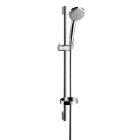 Душевая штанга Hansgrohe 27182000 Verso с мыльницей хром 27182 Душевой набор