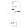 Купить Hansgrohe 27857400 Raindance 278574 Select E 150 3jet Душевой Набор Тремя Типами Струи Белый/Хром в Киеве vannaja.kiev.ua