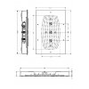 Купить Hansgrohe 28417000 Raindance 28417 Rainmaker 680 мм x 460 мм Верхний Душ без Подсветки в Киеве vannaja.kiev.ua