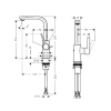 Купить HANSGROHE 31159000 Metris S 31159 Смеситель для Раковины Однорычажный Поворотный Излив 120° в Киеве vannaja.kiev.ua