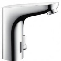 Hansgrohe 31171000 Focus 31171 Смеситель для Раковины Электронный Сенсорный с Регулировкой Температуры Питание от Батареек