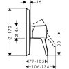Купити Hansgrohe 31365000 Metropol Classic 31365 сместитель душ настінний в Києві vannaja.kiev.ua