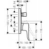 Hansgrohe 31454000 Metris 31454 Внешняя Часть Встраиваемого Смесителя для Ванны и Душа Однорычажный Цвет Хром Купить Hansgrohe 31454000 Metris 31454 Внешняя Часть Встраиваемого Смесителя для Ванны и Душа Однорычажный Цвет Хром в Киеве vannaja.kiev.ua