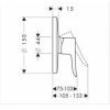 Купить Hansgrohe 31685000 Metris 31685 Смеситель для Душа Однорычажный Скрытый Монтаж в Киеве vannaja.kiev.ua