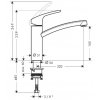 Купить Hansgrohe 31806000 Focus E2 31806 Смеситель для Кухни Однорычажный Германия в Киеве vannaja.kiev.ua