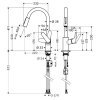 Купить Hansgrohe 31815000 Focus 31815 Смеситель для Кухни Выдвижной Излив Поворотный 150 ° 2 Вида Струи воды, хром в Киеве vannaja.kiev.ua