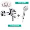 HANSGROHE 31940000 + 26666400 FOCUS E2 Змішувач для Ванни з Душовим набором Гарнітур Crometta-100 Купити HANSGROHE 31940000 + 26666400 FOCUS E2 Змішувач для Ванни з Душовим набором Гарнітур Crometta-100 в Києві vannaja.kiev.ua