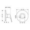 Hansgrohe 31967000 Focus E2 31967 Змішувач для Душа Одноважільний СМ Купити Hansgrohe 31967000 Focus E2 31967 Змішувач для Душа Одноважільний СМ в Києві vannaja.kiev.ua
