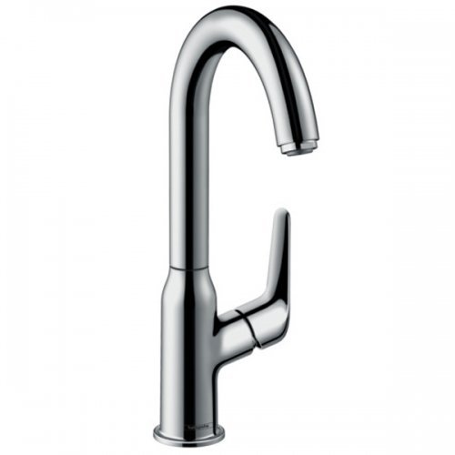 Купить Hansgrohe 71126000 Novus 71126 Смеситель для Раковины однорычажный 240 со сливным гарнитуром поворотный излив 120° в Киеве vannaja.kiev.ua