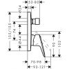 Hansgrohe 71405000 Logis 71405 Змішувач Зовнішня частина вбудованих змішувачів для Ванни і Душа Одноважільний Колір Хром Купити Hansgrohe 71405000 Logis 71405 Змішувач Зовнішня частина вбудованих змішувачів для Ванни і Душа Одноважільний Колір Хром в Києві vannaja.kiev.ua