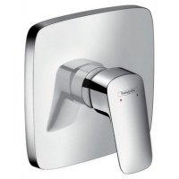 черный матовый кран Смеситель Hansgrohe Logis 70 для умывальника, Matt Black (71070670)