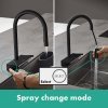 Hansgrohe 73831670 змішувач для кухні Aquno Select M81 з висувним розпилювачем 3jet sBox матовий чорний Купити Hansgrohe 73831670 змішувач для кухні Aquno Select M81 з висувним розпилювачем 3jet sBox матовий чорний в Києві vannaja.kiev.ua