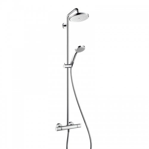 Купить Душевая стойка Hansgrohe Croma 220 Air 1jet Showerpipe (27188000) в Киеве vannaja.kiev.ua