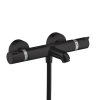 Купить Черный Термостат смеситель Hansgrohe 13114670 Ecostat Comfort Matt Black для ванны матовый в Киеве vannaja.kiev.ua