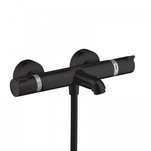 Купить Черный Термостат смеситель Hansgrohe 13114670 Ecostat Comfort Matt Black для ванны матовый в Киеве vannaja.kiev.ua