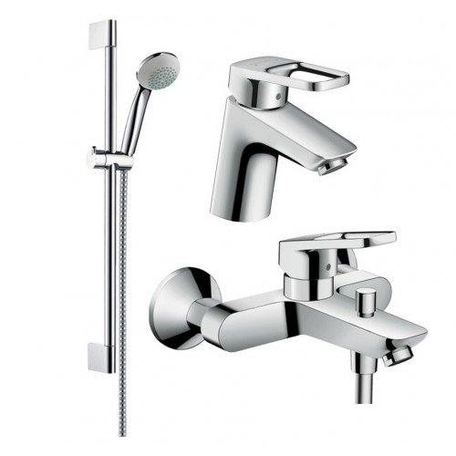 Купить Hansgrohe 1042017 Logis Loop Комплект Смесителей для Ванны 71150000+71244000+27728000 в Киеве vannaja.kiev.ua